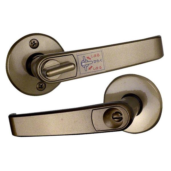 TAIKO(タイコー)  ターボレバーハンドル No.2100 AM(アンバー) 間仕切錠 バックセ...