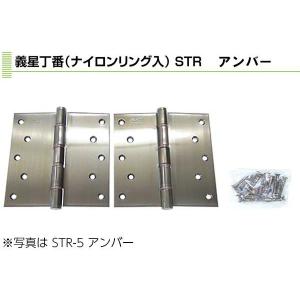 20枚入 Plus/check/Dial  PLUS ステンレス義星丁番(ナイロンリング入) アンバー 2.5×127×127 (STR-5 アンバー｜bidoorpal