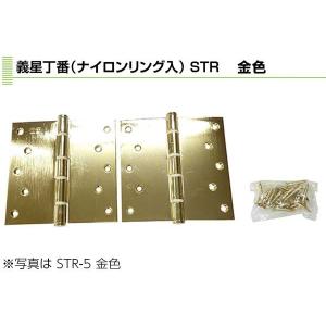 2枚入 Plus/check/Dial  PLUS ステンレス義星丁番(ナイロンリング入) 金色 2.0×102×76 (STR-11 金色)｜bidoorpal