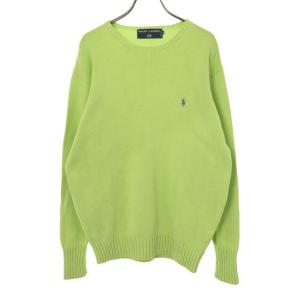 ポロスポーツラルフローレン 長袖 セーター M グリーン系 POLO SPORT RALPH LAUREN ニット メンズ 古着 240222｜big-2nd