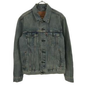 リーバイス 長袖 デニムジャケット S ブルー系 Levi's ジージャン Gジャン メンズ 古着 240327｜big-2nd