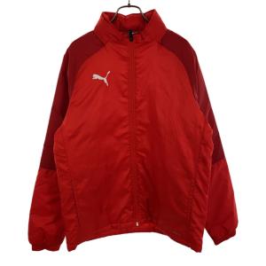 プーマ WINDCELL 長袖 中綿ジャケット M レッド PUMA メンズ 古着 240211｜big-2nd