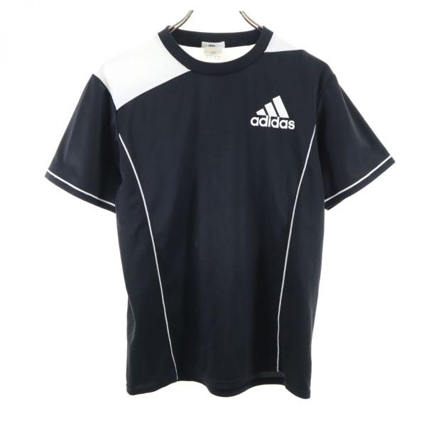 アディダス トレーニング 半袖 Tシャツ M ブラック系 adidas メンズ 古着 240311