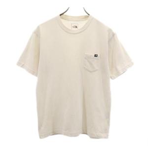 ノースフェイス NT32002Z アウトドア 長袖 Tシャツ S 白系 THE NORTH FACE ロンT ロゴ メンズ 古着 230806｜big-2nd