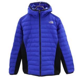 ノースフェイス アウドドア NY81971 プリント レッドランプロフーディ S ブルー系 THE NORTH FACE ロゴ 中綿 メンズ 古着 231012｜big-2nd