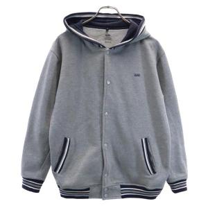 バンズ スウェット パーカー ジャケット M グレー VANS メンズ 古着 230409｜big-2nd