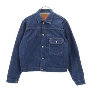 リーバイス 7701SXX 1st ファースト デニムジャケット 40 Levi's BIGE 赤耳 ヴィンテージ シンチバック メンズ 古着 R221109｜big-2nd