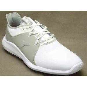 us 12 (30cm) PUMA GOLF IGNITE FASTEN8 PRO 194466-03 W ホワイト/グレー プーマ  big-b｜big-b