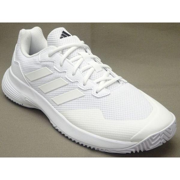 us 12 (30cm) アディダス [テニス] GAMECOURT 2 M IG9568 ホワイト...