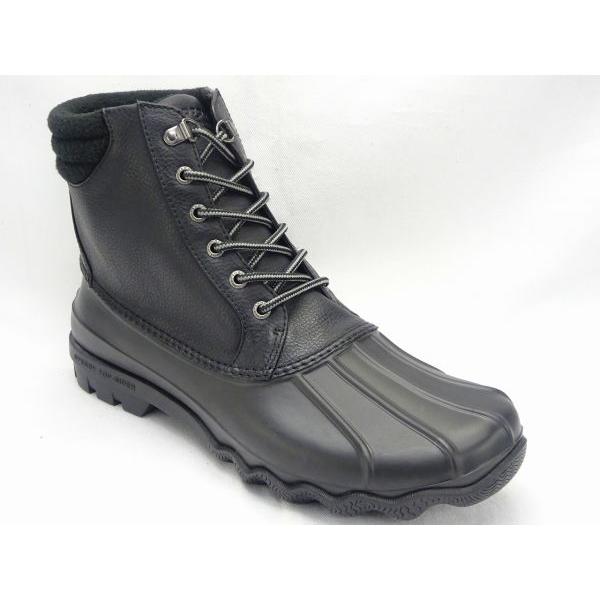 us 13 (31cm) SPERRY AVENUE DUCK SYNTH STS23429 ブラッ...