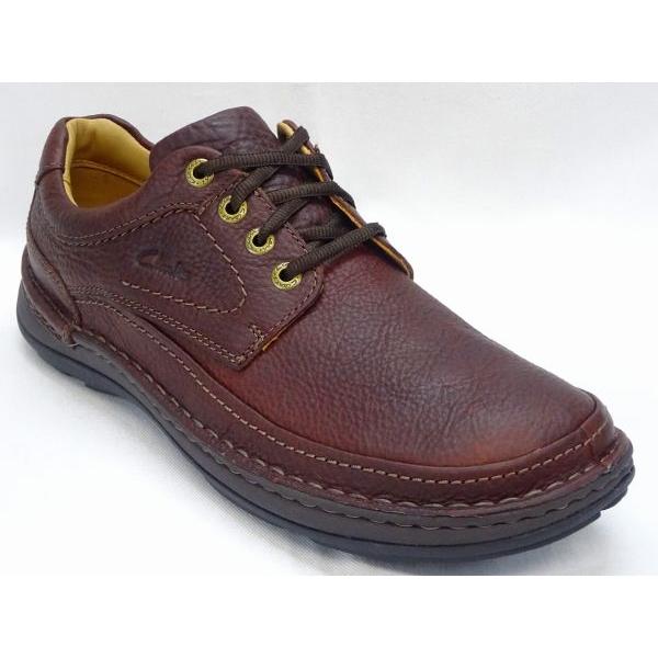 uk10.5(29cm) クラークス NATURE THREE 151J 【Gワイズ】 ダークブラウ...