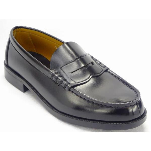 28.5cm(us12.0) HARUTA 6560 【4E】 クロ合成革 ハルタ  big-b