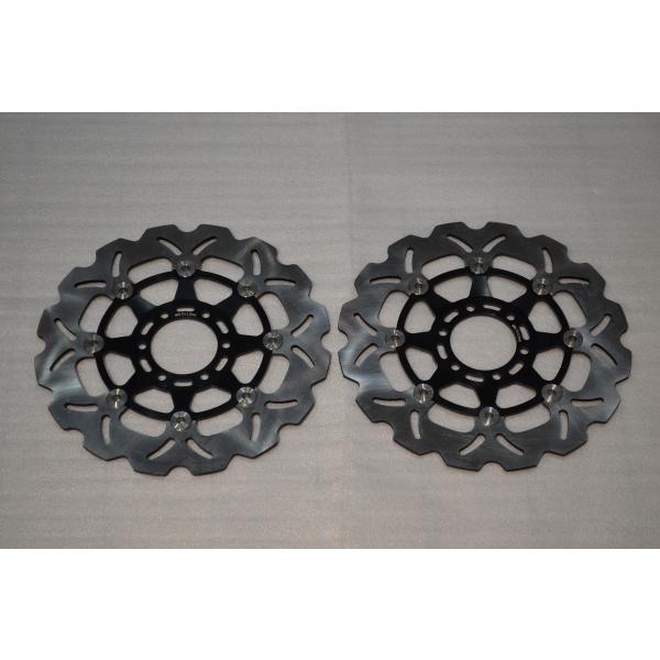 オリジナル　ウェーブディスク　フロント　TZR250R(3XV)　R1-Z(3XC)【ブラック】