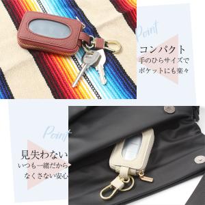 スマートキーケース 窓付き 革 クリア窓付き ...の詳細画像4