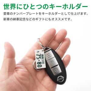 ナンバープレートキーホルダー ナンバープレート...の詳細画像1