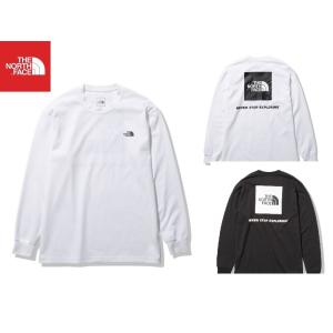 THE NORTH FACE (ノースフェイス) NT32442 (メンズ) ロングスリーブバックスクエアロゴティー/L/S Back Square Logo Tee/長袖Tシャツ/2024SS/国内正規品｜big-joy