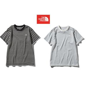 送料185円〜 THE NORTH FACE (ノースフェイス) NTW31940 (レディース) ショートスリーブフルボーダーティー/S/S Full Border Tee/半袖Tシャツ/2020SS｜big-joy