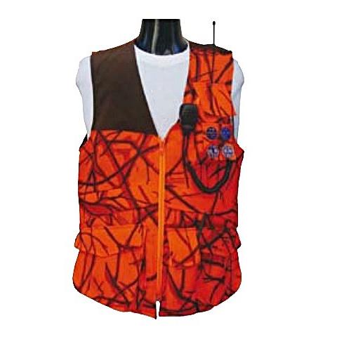 CHARME (シャルム) H-1300 トランシーバー ベスト　タイプ 6　蛍光カモ柄/狩猟用ベス...