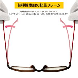 老眼鏡 ブルーライトカット おしゃれ レディー...の詳細画像2
