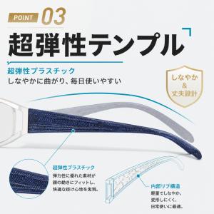 老眼鏡 おしゃれ メンズ ブルーライトカット ...の詳細画像4