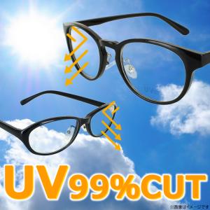 伊達メガネ メンズ レディース だて眼鏡 UV...の詳細画像1