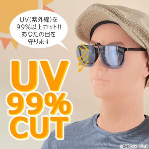 サングラス 偏光 調光 クリップオン 跳ね上げ...の詳細画像3