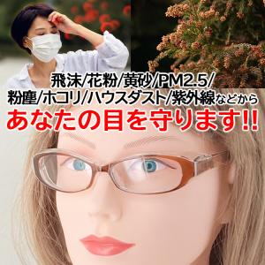 花粉メガネ 花粉対策 眼鏡 Mサイズ 曇らない...の詳細画像1
