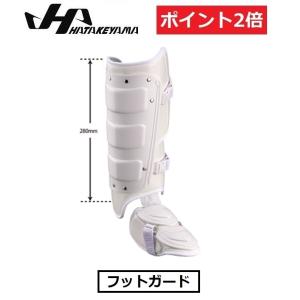 HATAKEYAMA ハタケヤマ 野球 フットガード＜右打者用/左打者用＞ホワイト