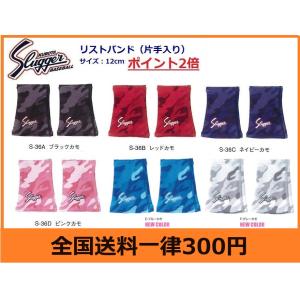 久保田スラッガー　野球用品　リストバンド　片手入り　　S-36
