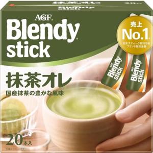 AGF(エージーエフ) ブレンディ スティック 抹茶オレ 【 粉末 抹茶 】 20個 (x 1)｜big-select