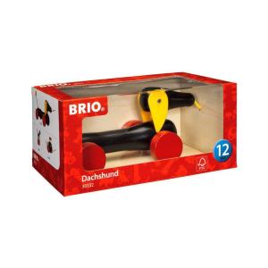 BRIO (ブリオ) プルトイ ダッチー [ 犬のおもちゃ ] 対象年齢 1歳~ (引き車 引っ張るおもちゃ 木製 知育玩具) 30332