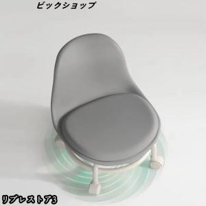 椅子 低い スツール キャスター付 リビング ...の詳細画像3