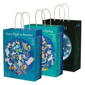 星座天体バック　星空　宇宙　星図　恒星　星雲　地球　月　夏冬星座　春秋星座