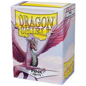 ドラゴンシールド マット スタンダードサイズ ピンク（100枚入）｜big-web