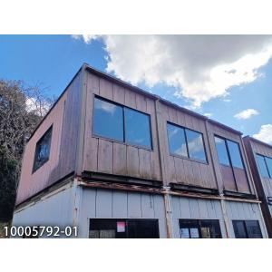5.6m 11.8坪 3連棟 ユニットハウス 中古 23.7畳 39.1平米 休憩所 簡易ハウス プレハブ小屋 屋外 事務所 喫煙所 倉庫 物置 別宅 10005792-01