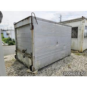 3.2m トラックコンテナ 中古 1.8坪 3.5畳 5.8平米 休憩所 簡易ハウス プレハブ小屋 屋外 倉庫 物置 used prefab container home 10006058-01