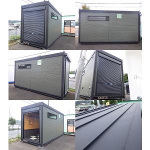 4.9m バイク ガレージ 物置 コンテナ 新...の詳細画像1
