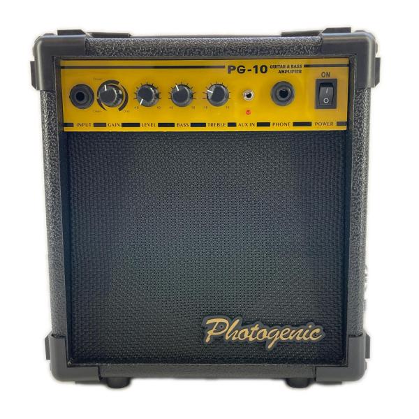 Photogenic フォトジェニック ギターベース兼用アンプ PG-10 オーバードライブ機能付き