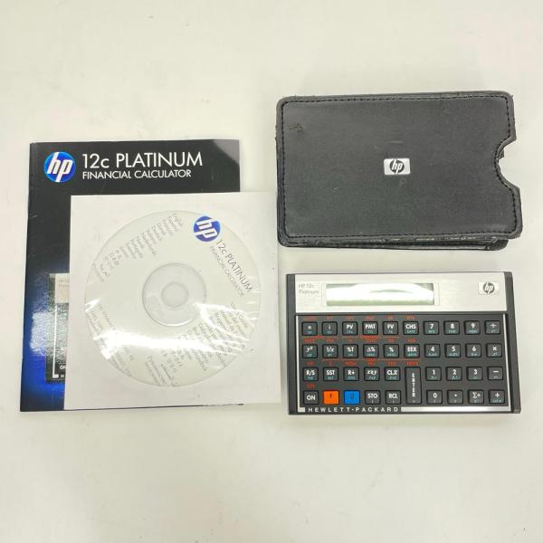 HP ヒューレットパッカード Platinum プラチナ 関数電卓 hp12c ブラック