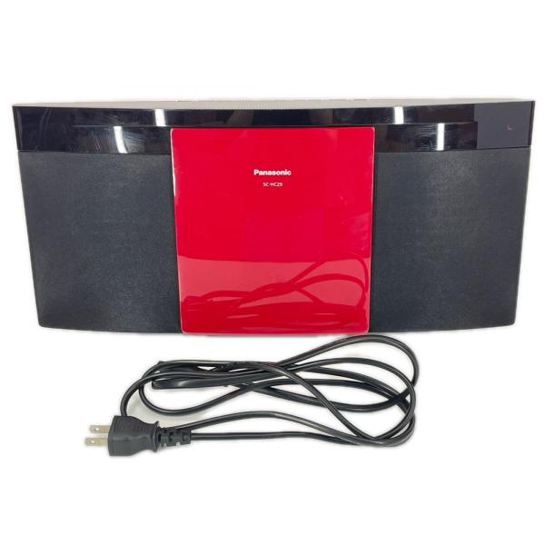 Panasonic パナソニック CDデッキ SC-HC29 レッド ミニコンポ