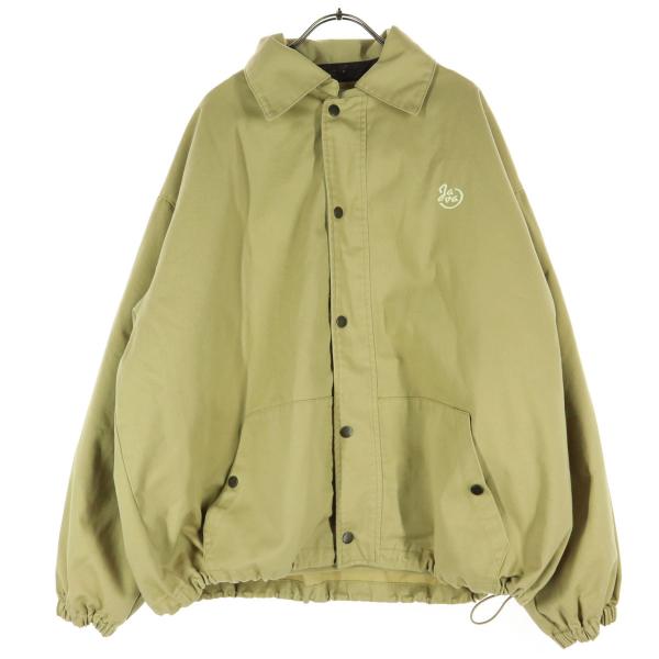 JaVa ジャバ ワンポイントロゴ 長袖 ジャケット M ブラウン系 メンズ 古着 中古
