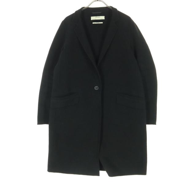 ZARA BASIC ザラベーシック 長袖 コート M ブラック レディース 古着 中古