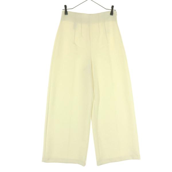 ZARA ザラ ワイドパンツ S アイボリー レディース 古着 中古