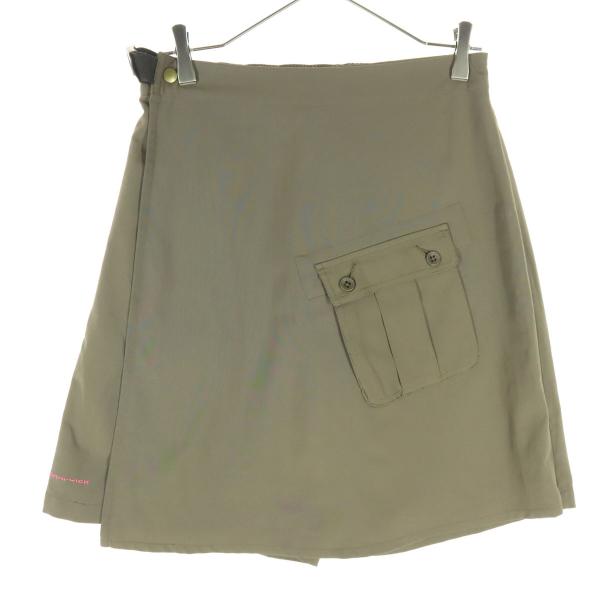 Columbia コロンビア ミニ丈 キュロットスカート M ベージュ レディース 古着 中古