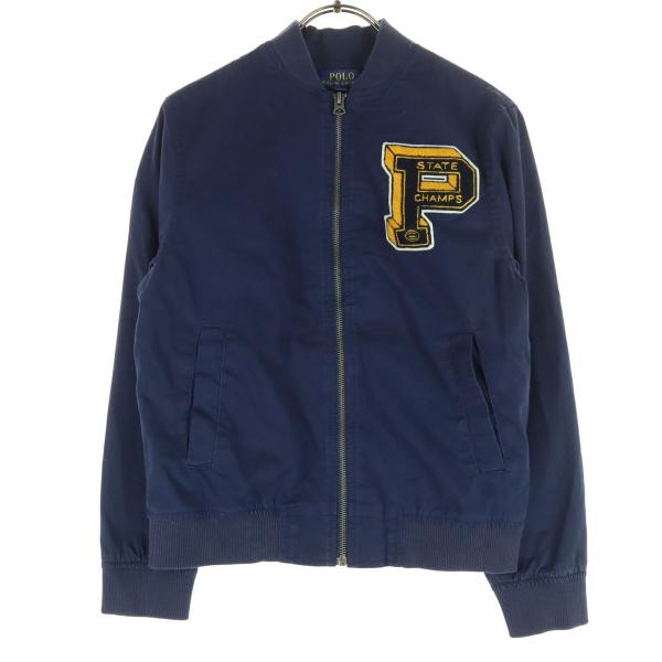 POLO RALPH LAUREN ポロラルフローレン 長袖 ブルゾン 150 ネイビー キッズ 古...