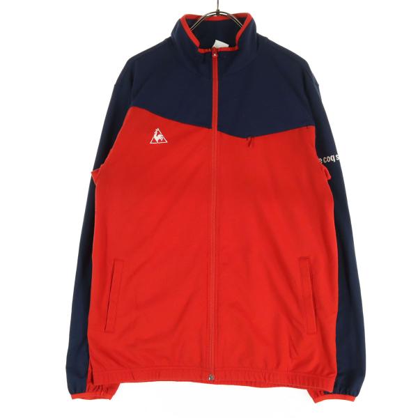le coq sportif ルコックスポルティフ バイカラー 長袖 トラックジャケット L レッド...