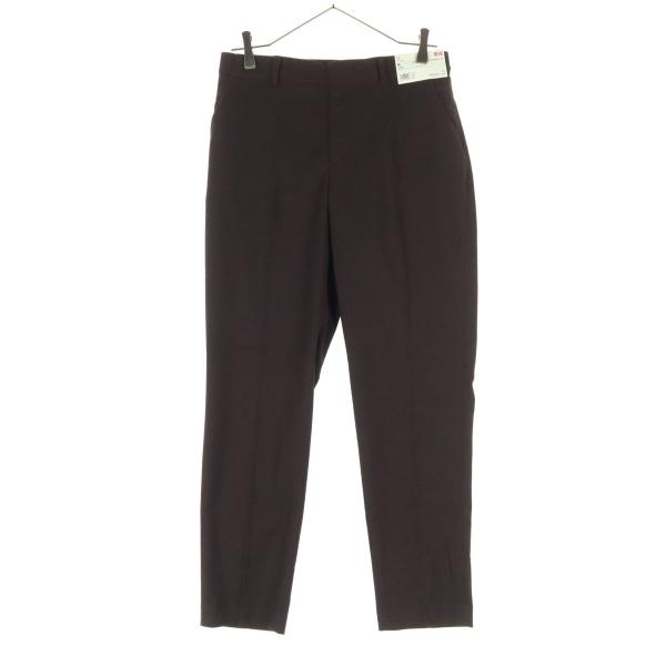 未使用 UNIQLO ユニクロ アンクルパンツ M ワインレッド レディース 古着 中古