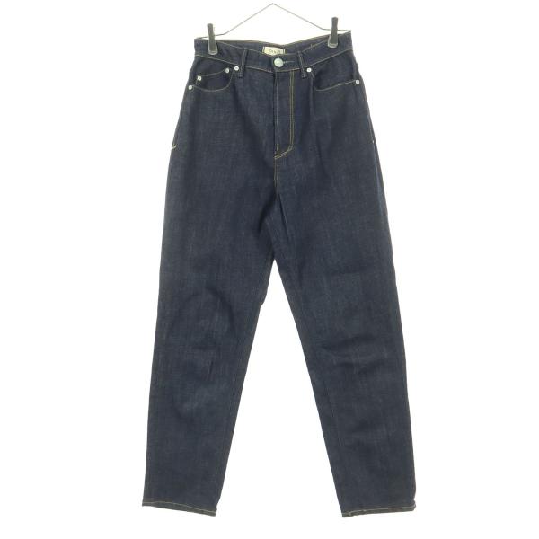 美品 YANUK ヤヌーク コットン 日本製 デニムパンツ w27 インディゴ レディース 古着 中...