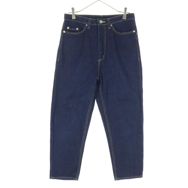 美品 tumugu： ツムグ 日本製 コットン デニムパンツ インディゴ系 レディース 古着 中古