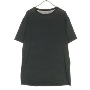 THE NORTH FACE ノースフェイス 日本製 半袖 Tシャツ L ブラック メンズ 古着 中古